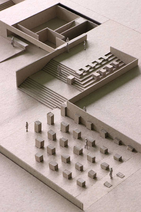 truss structure for perforated metal facade designed by WallaceLiu in Chongqing Industrial Museum