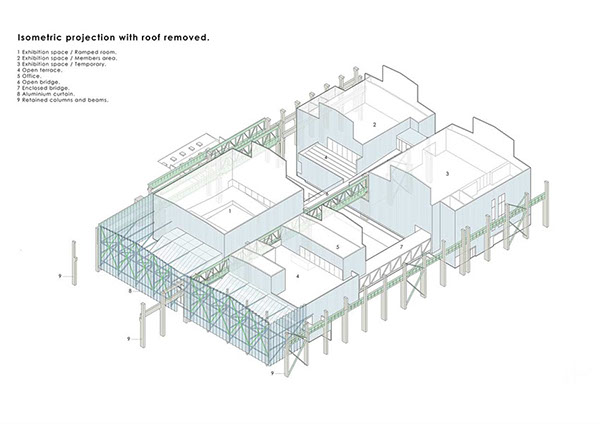 truss structure for perforated metal facade designed by WallaceLiu in Chongqing Industrial Museum